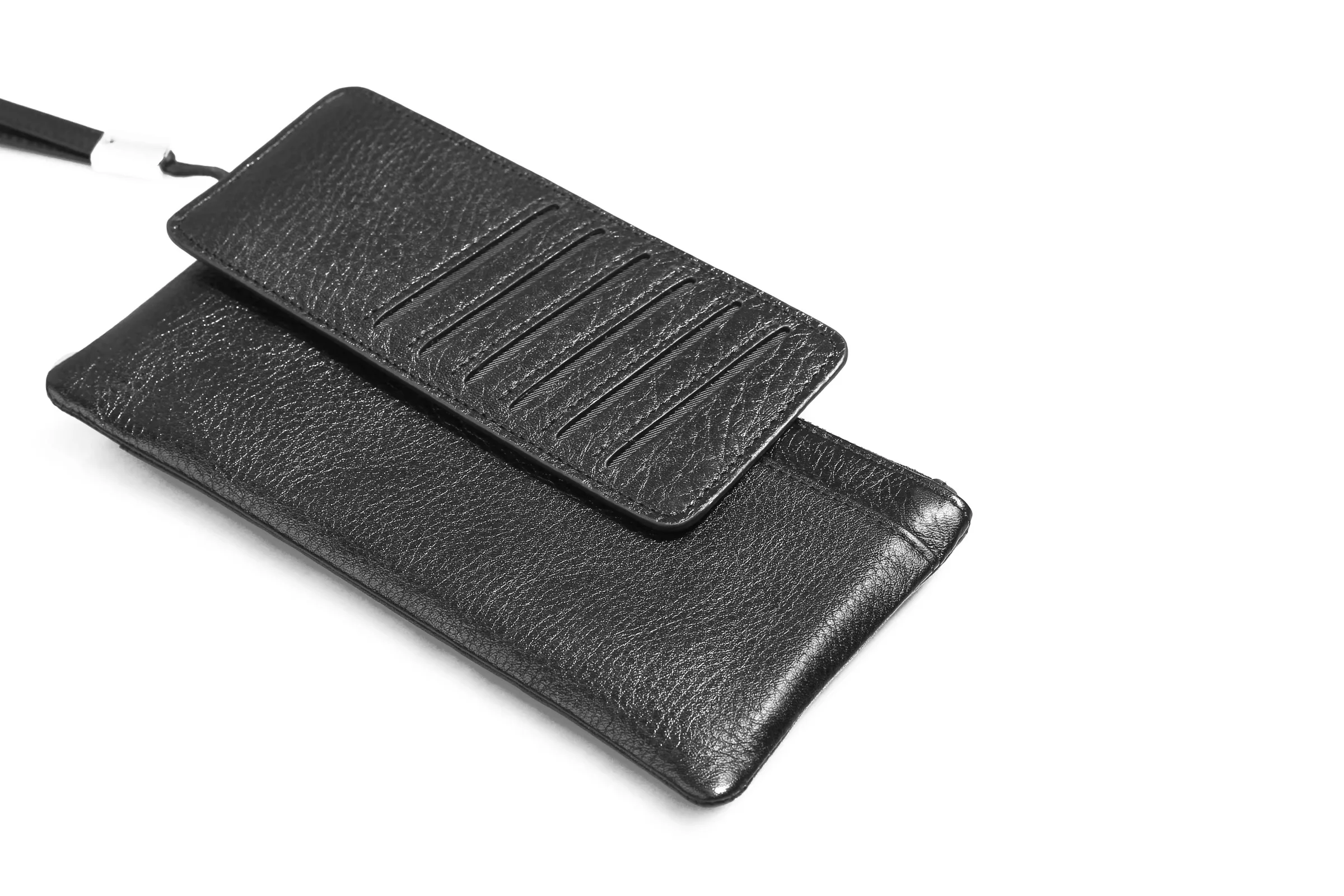 Ceny 100% Prawdziwej Skóry Mobilny Portfel Dla IPhone Oddzielne Karty Odpinany Pakiet Kart Dla Samsung Przypadku Telefonu Komórkowego Torba