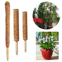 stackable plant support pole wooden for indoor plant durable coir moss totem pole for indoor plant