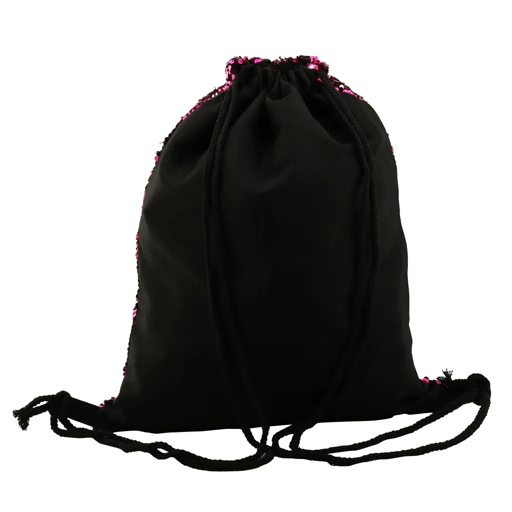 Женская модная Двусторонняя блестящая косметичка с блестками для девушек милый