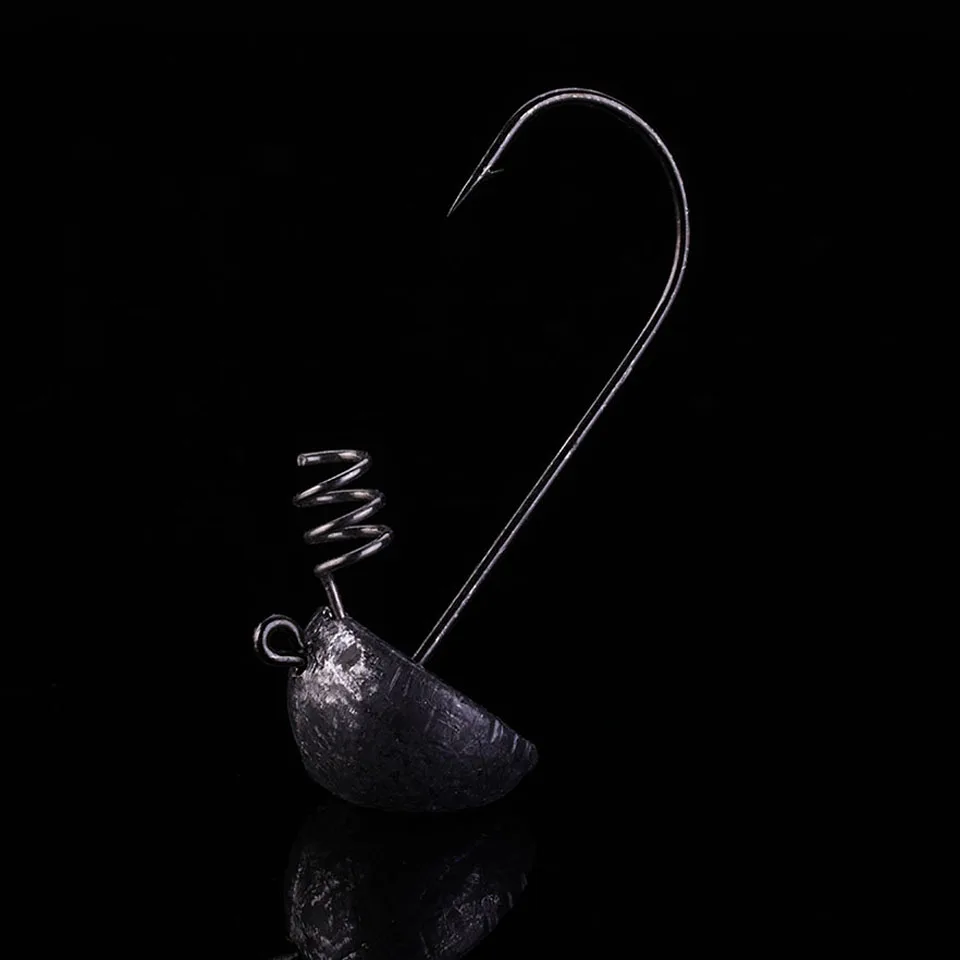 Ходить Рыбы 5 шт./лот Jig Head бронзовых морских рыболовных крючков 5g 10g 1 стоьте вверх