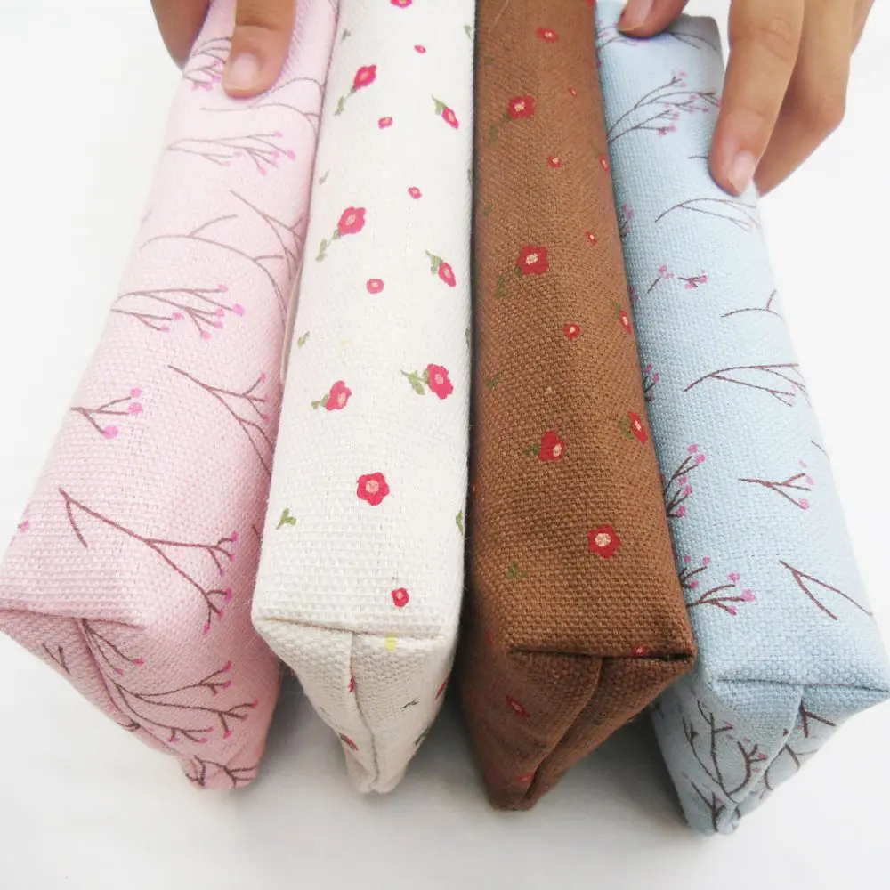 Лидер продаж Kawaii Flower из плотной ткани с цветочным принтом на молнии Ручка