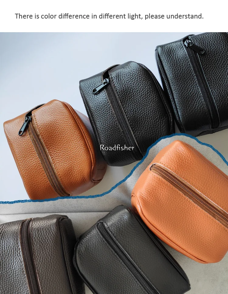 Roadfisher мягкий дорожный защитный чехол из натуральной кожи черного коричневого