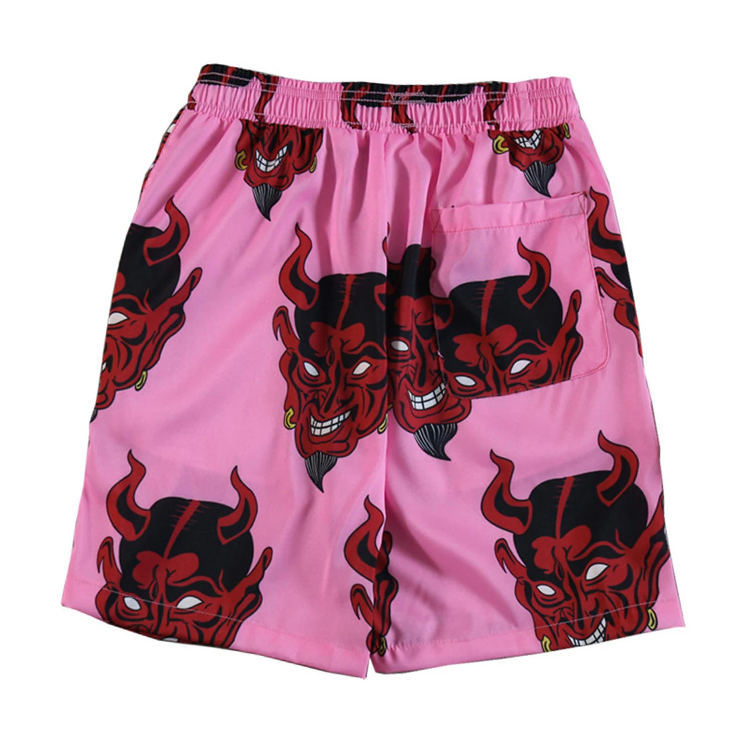 Летние Гавайские пляжные шорты 2021 мужские Модные повседневные до колен с принтом