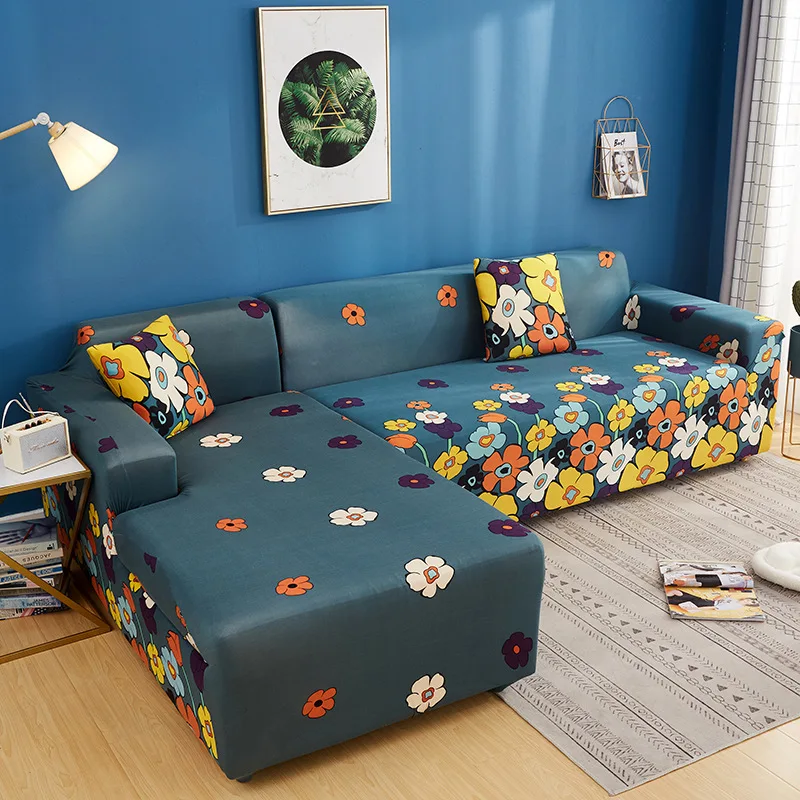 

Sofa Covers Full Cover wrap all-inclusive slip-resistant sectional elastic sofa Cover/towel for L design Sofa Sets
