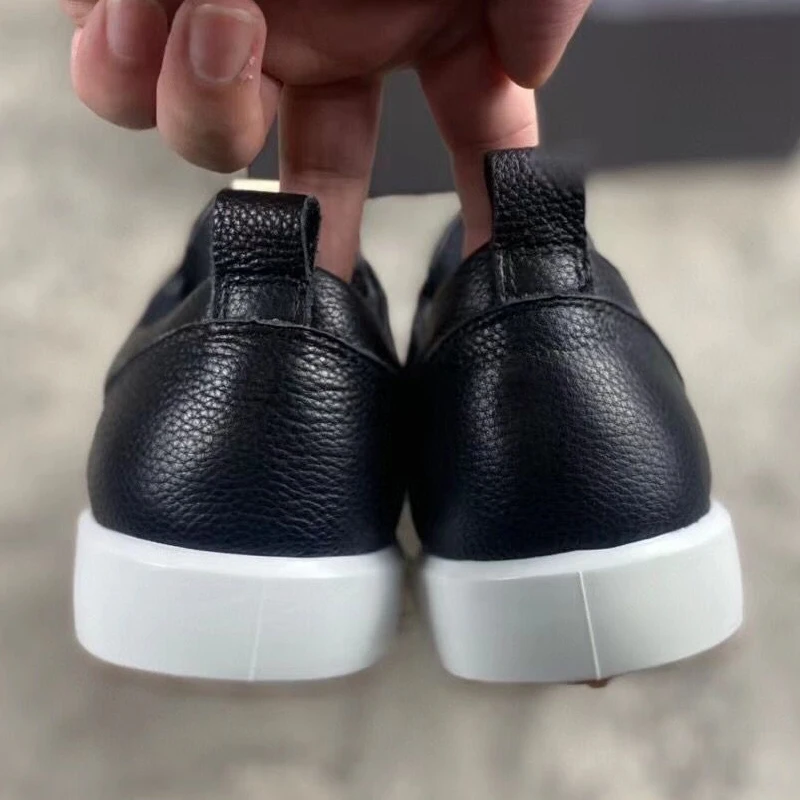 Кроссовки мужские из натуральной кожи светильник кие Нескользящие для ходьбы |