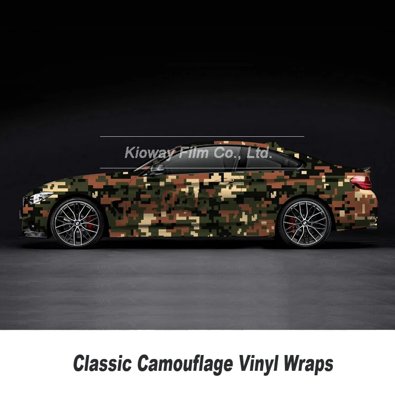 various Colors PIXEL Camouflage VINYL Car Wrap Printed Camo Vinyl pellicola Motorcycle Vehicle Covering Foil 1.52x/Roll | Автомобили и