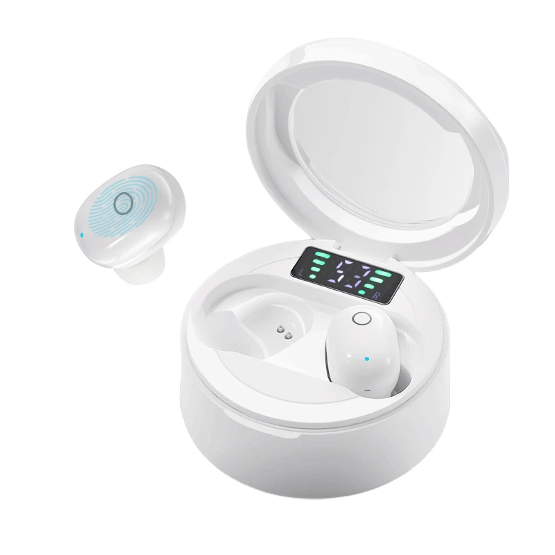 Беспроводная Bluetooth-гарнитура мини-гарнитура с индикатором заряда батареи для