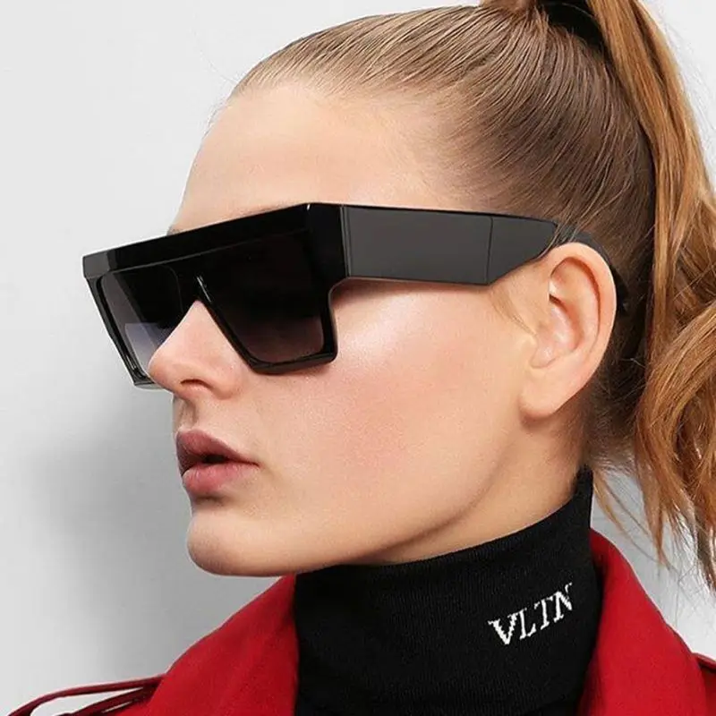 

Large Square Sunglasses Unisex Retro Mirror Frame UV400 Sunglasses 2020