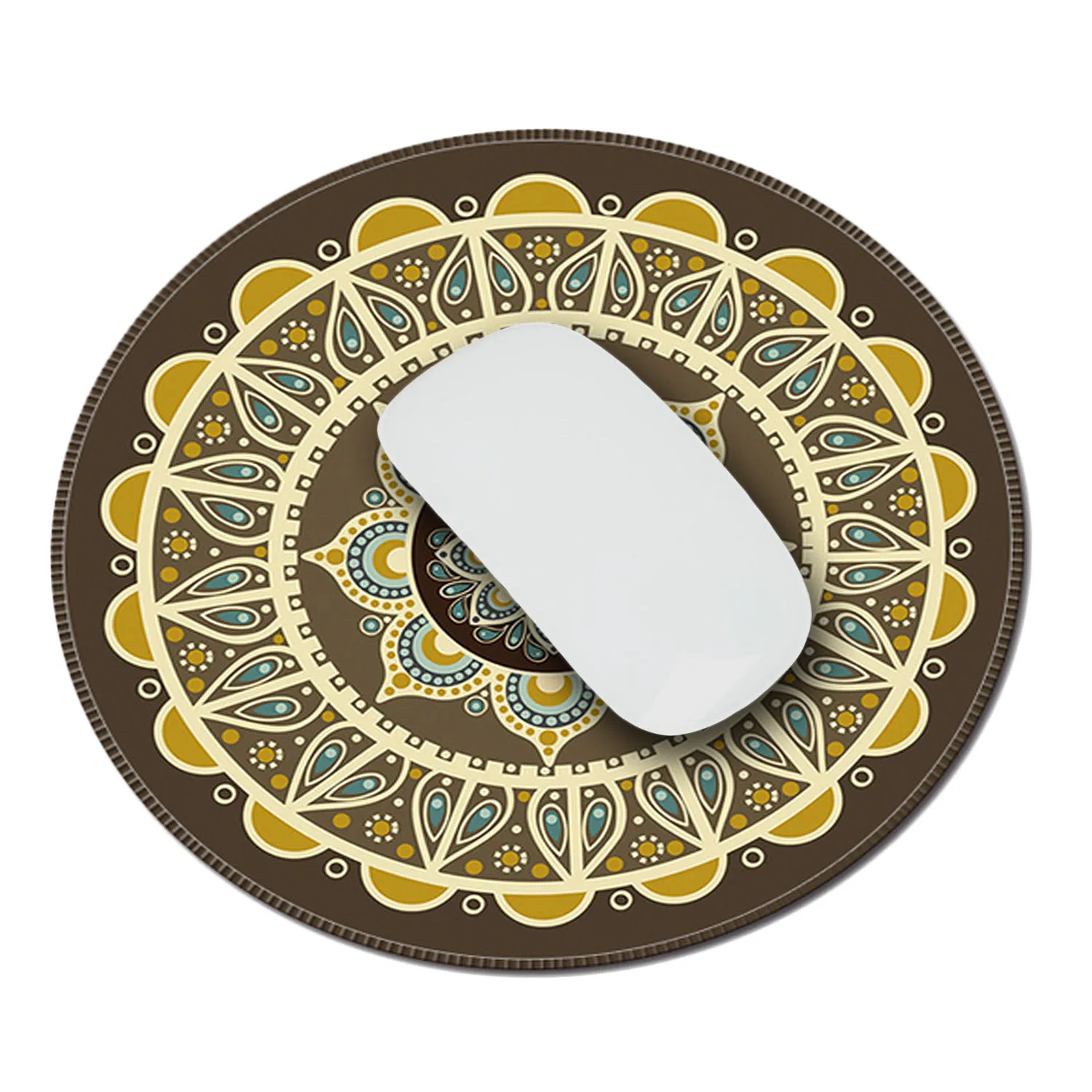 VONETS винтажный богемный круглый компьютер 3D планшет коврик для мышки мыши