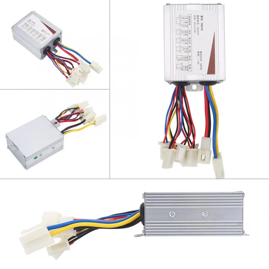24V 500W коллекторный мотор Управление Алюминиевого сплава Скорость коробка для