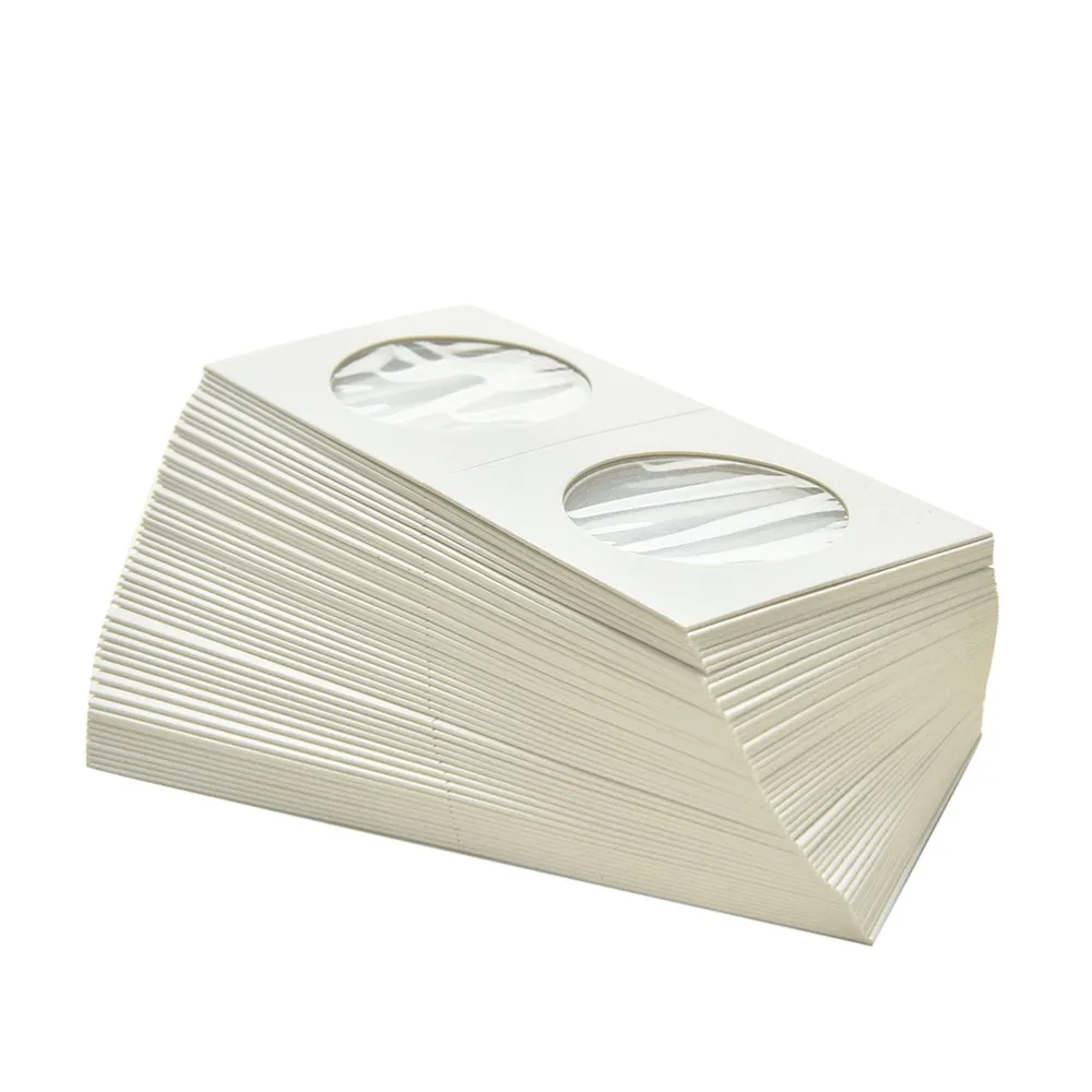 50 шт. Квадратные Картонные держатели для монет принадлежности коллекция Марка