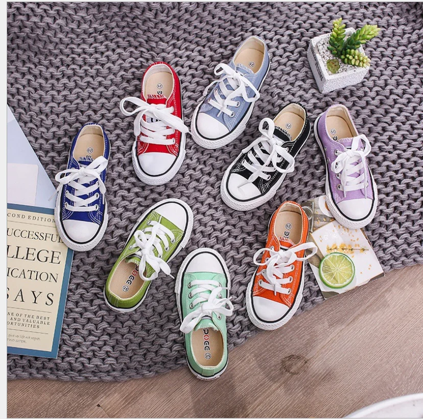 Детские парусиновые туфли желтые кроссовки для мальчиков и девочек европейские