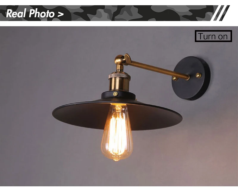 Ретро светодиодный настенный светильник, промышленный декор, лофт, бар, Wandlamp, светильник для ванной комнаты, винтажный настенный светильник, паровой панк, Lampara Pared, потолочный светильник