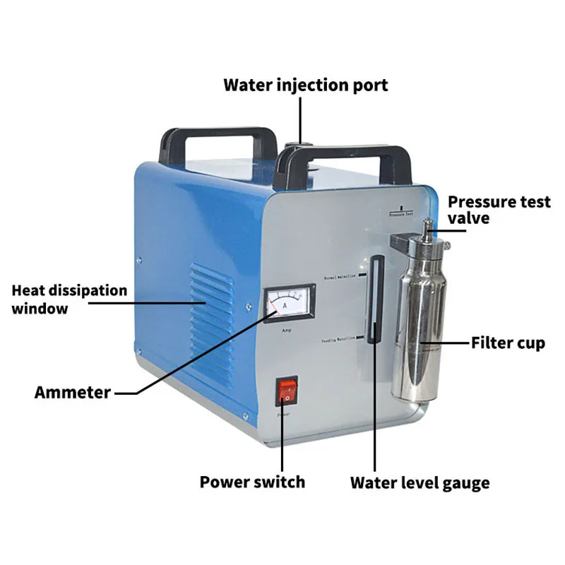 High power H160 acrylic flame polishing machine word crystal Oxygen Hydrogen polisher 220V/110V 1PC | Инструменты