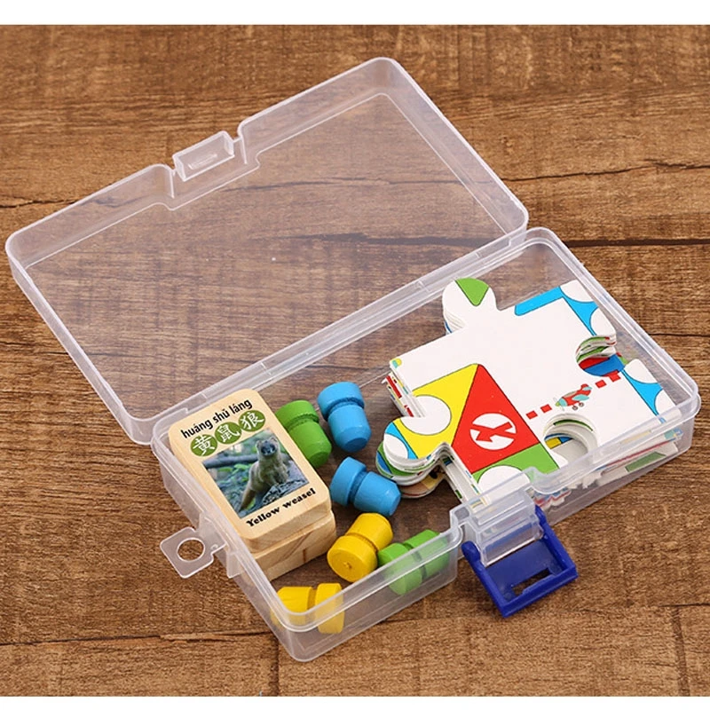 

Storage Box Plastic Rectangle Clear Earplugs Bead Jewelry Case Tool Container