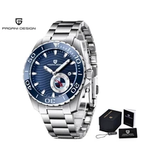 pagani design 2021 top brand mens automatic mechanical watch stainless steel sports waterproof men clock relojes para hombre