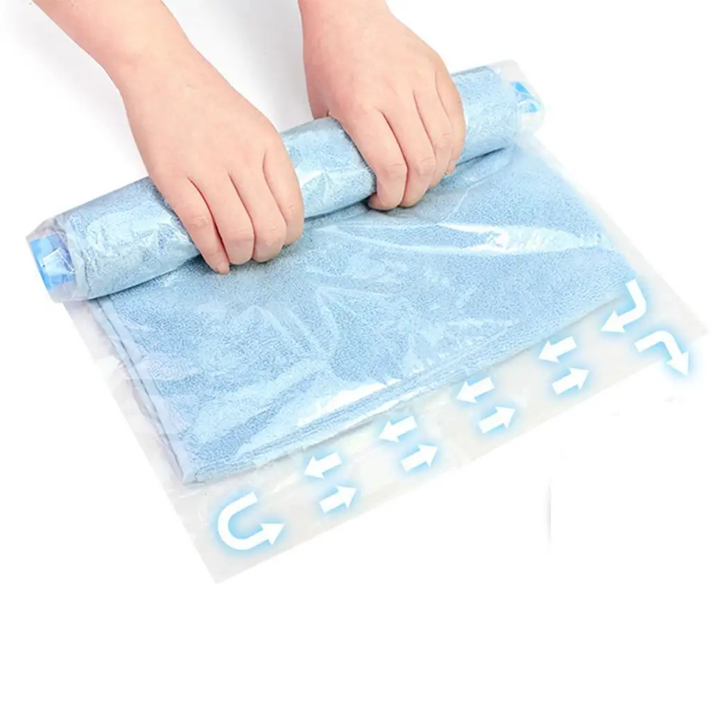 Компрессионные пакеты для хранения одежды пластиковые вакуумные одежды|Сумки