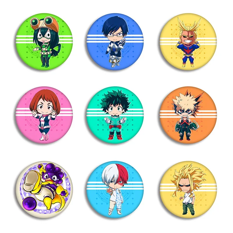 Значок My Hero Academy Boku No круглая брошь All Might| |