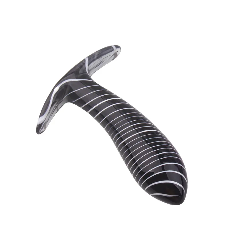 Гладкое Стекло Анальная пробка дилататор анальный фаллоимитатор Массаж вагины