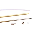 1 шт. 4 мм Приводной вал гибкий кабель пропеллер меднаяпластиковая трубка собака Prop Nut 350 мм положительная отрицательная резьба для RC Gas Nitro Boat