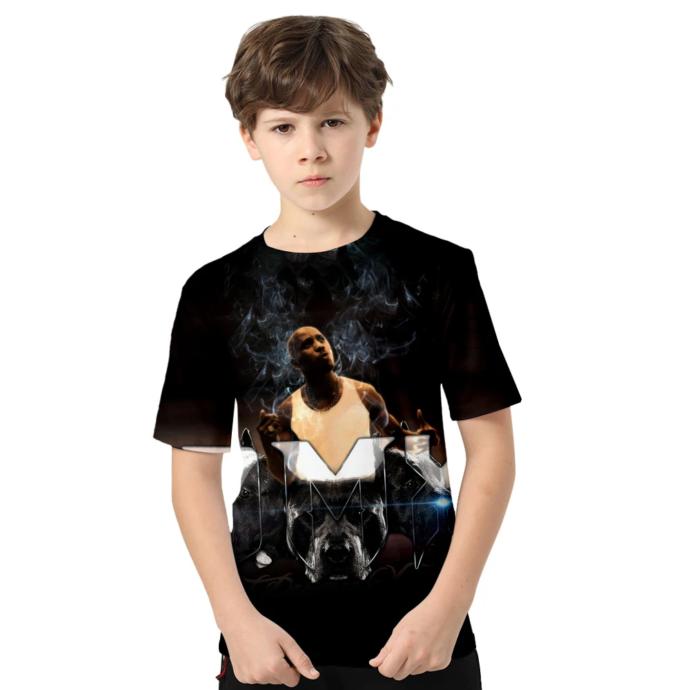

DMX Kids T shirt Cartoon Boys and Girls T shirt Short Sleeve Children's Tees