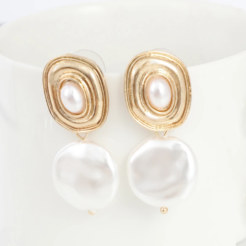 S925 серебристый неправильной формы DIY жемчужные Металлические овальные женские