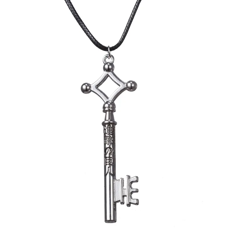 

Attack on Titan Necklaces Eren Jaeger's Key Shape Necklaces Pendants Shingeki No Kyojin Necklace Cosplay Figure Toys Gift
