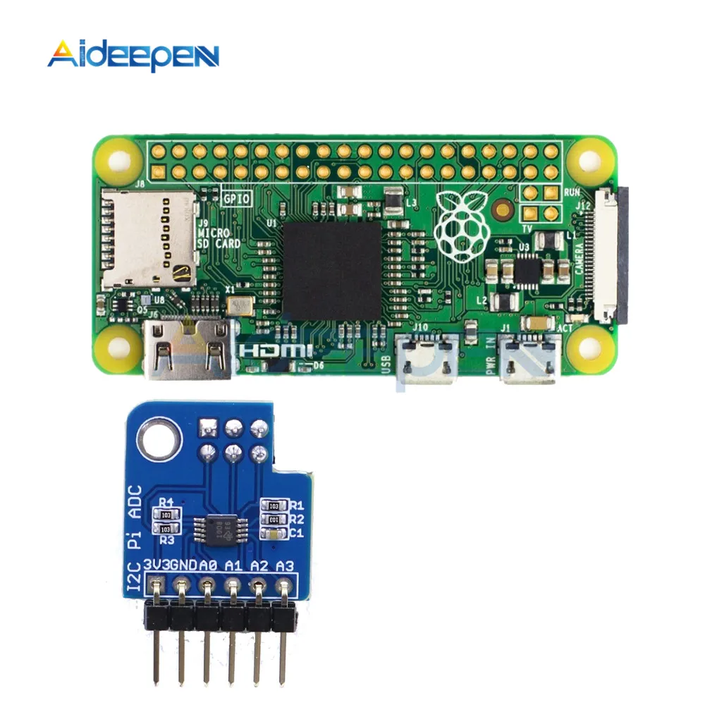 Модуль ADS1115 I2C Pi ADC аналоговый в цифровой преобразователь программируемый уровень