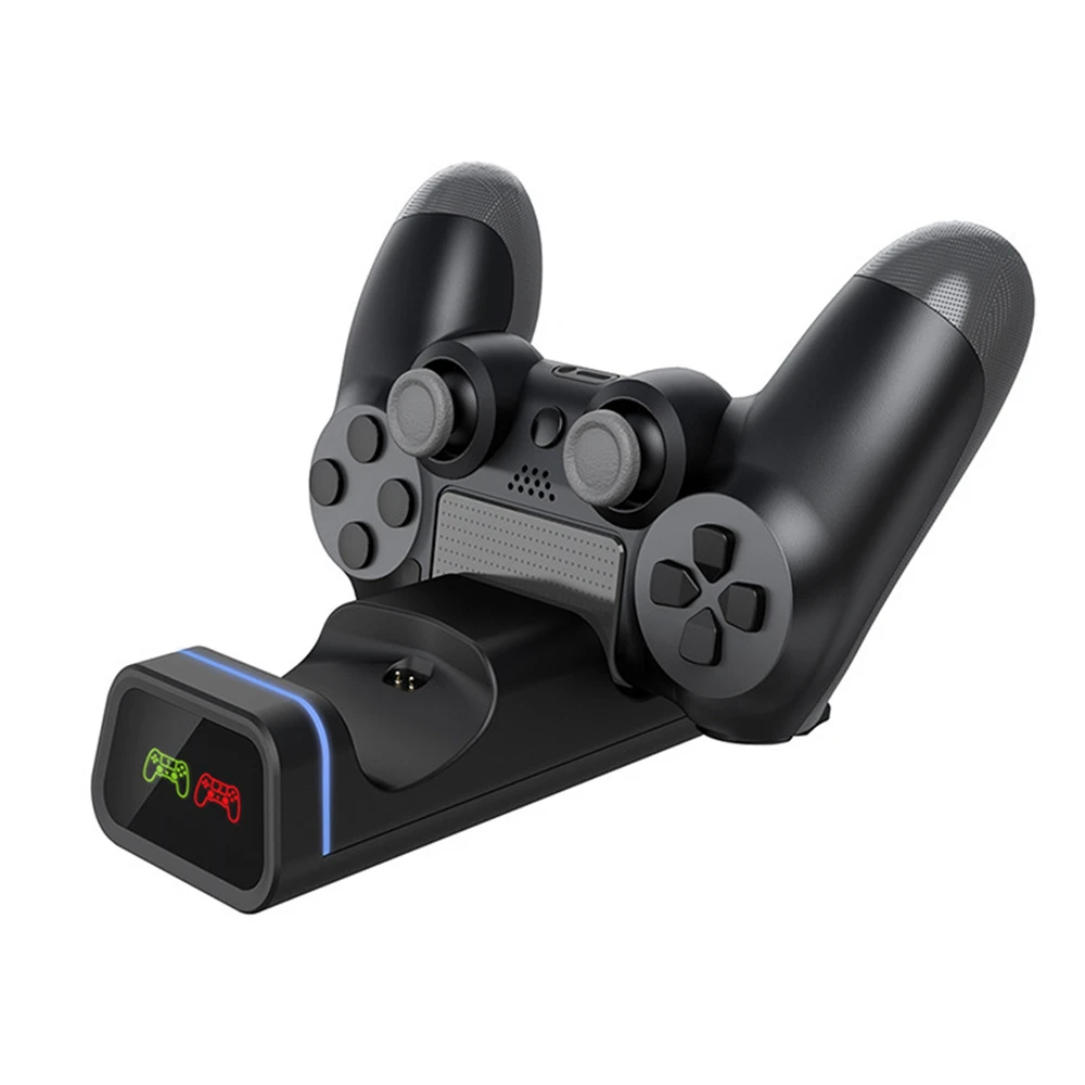 

For PS4 Controller Charging Dock Station Dual Charger Stand with Status Display Screen for Play Station 4/PS4 Slim/PS4 Pro
