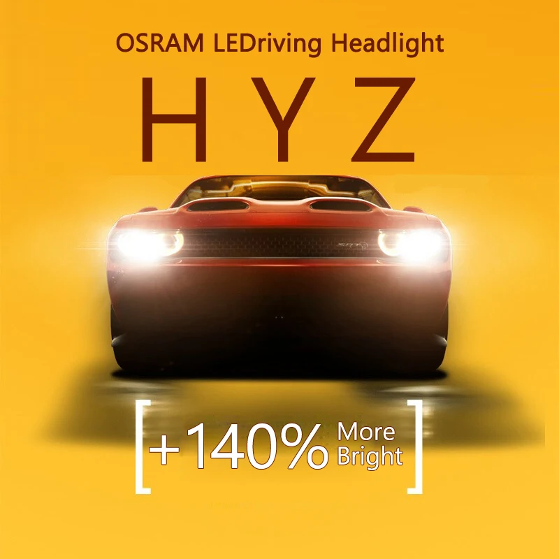 Автомобильная светодиодная фара OSRAM HB3 HB4 9005 9006 12 В 25 Вт 6000 К холодный белый свет