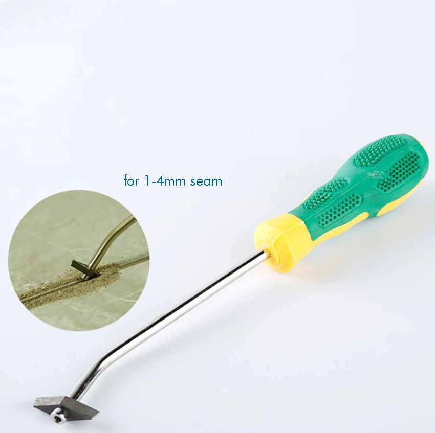 

Tungsten Steel Ceramic Tile Gap Drill Bit For Tile Grout Wall Seam Cleaning Tools Rubber Handle Construction Tool