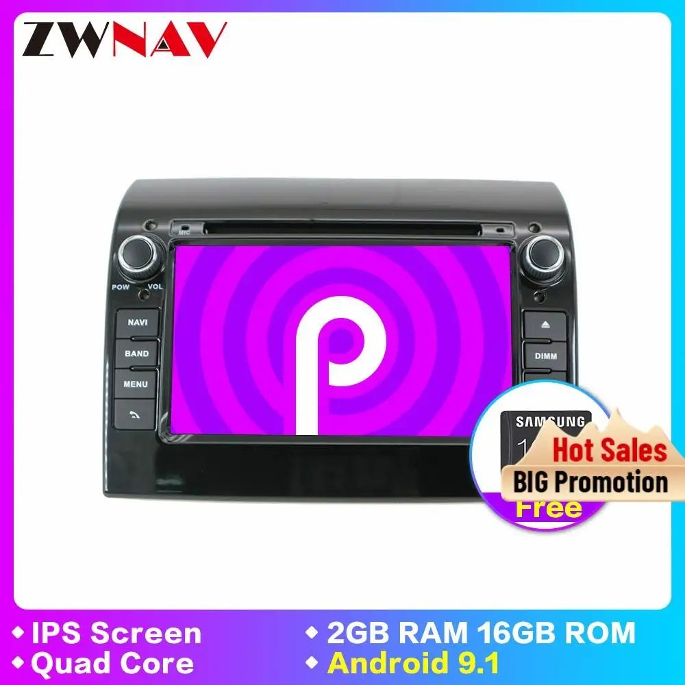 Android 9 1 автомобильный dvd плеер gps Мультимедиа Стерео для Fiat Ducato 2008 2015 Citroen Jumper peugeot