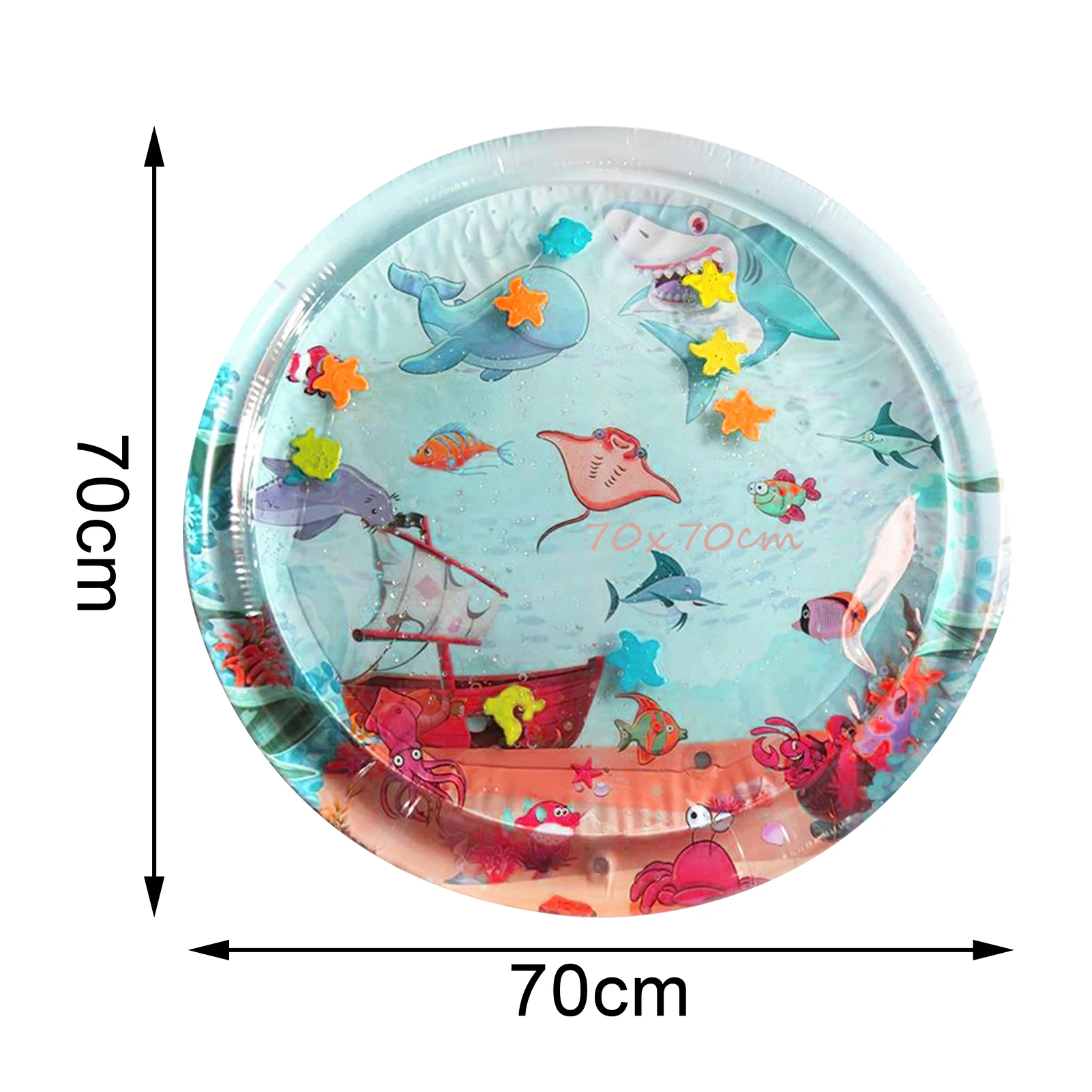 

Summer Inflatable Water Mat For Babies Safety Cushion Ice Mat Early Education Baby Toys Play Summer Toys