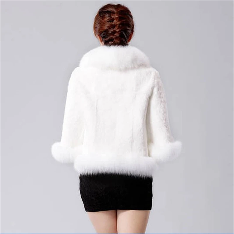 Женское пальто из искусственного меха новинка 2020 модная шаль плащ куртка черная