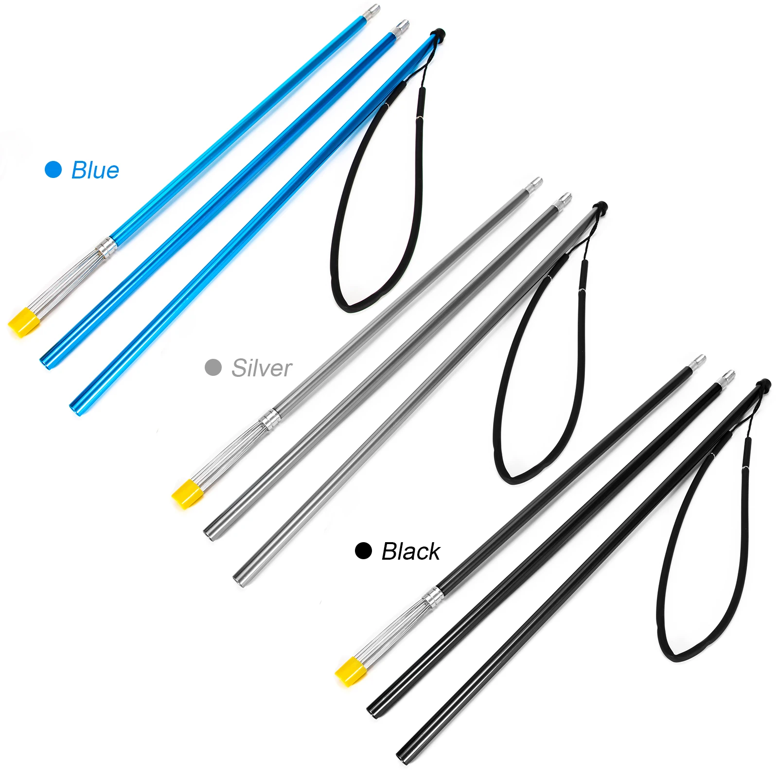 

3 Piece Fishing Harpoon Aluminum Alloy Fishing Gaff Hook Portable Sea Boat Fishing Grip Tackle Fish Gaff Fishing Accessorries