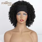 Великолепные 14-дюймовые кудрявые Искусственные черные парики, синтетические парики, термостойкие натуральные волнистые волосы для черных женщин