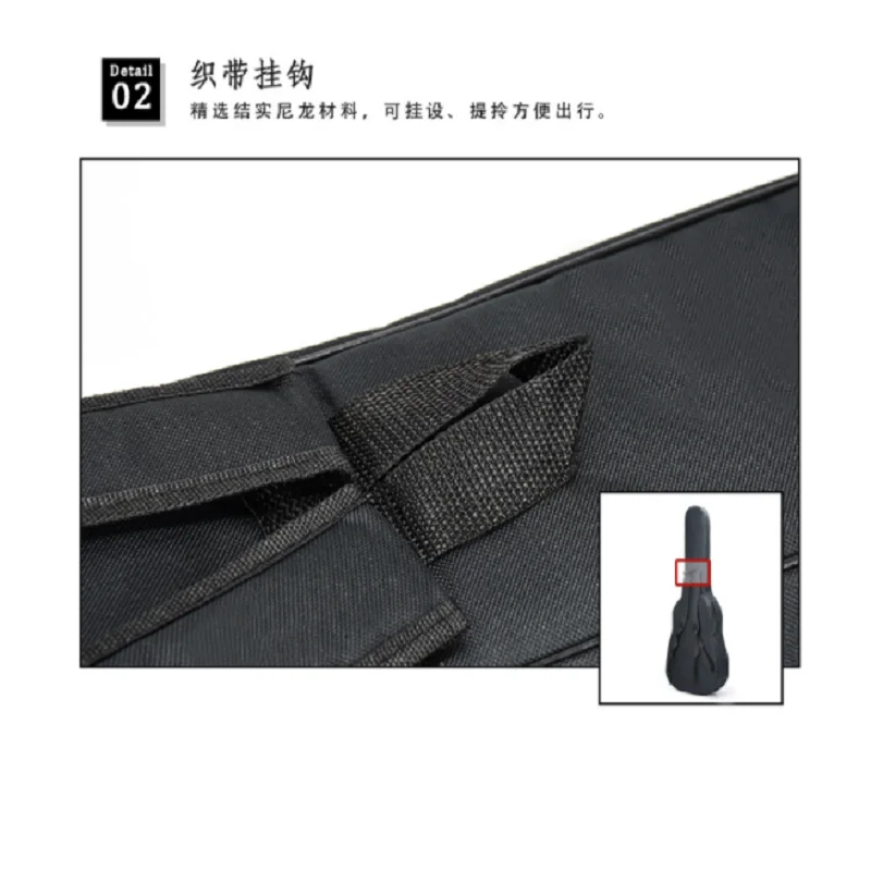 Чехол s для акустической гитары мягкий водонепроницаемый чехол 41 дюймов плечевой