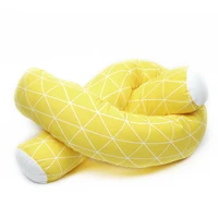 baby bed bumper safe long pillow anti collision cot pillow crib bumper for baby cushion protector room decor