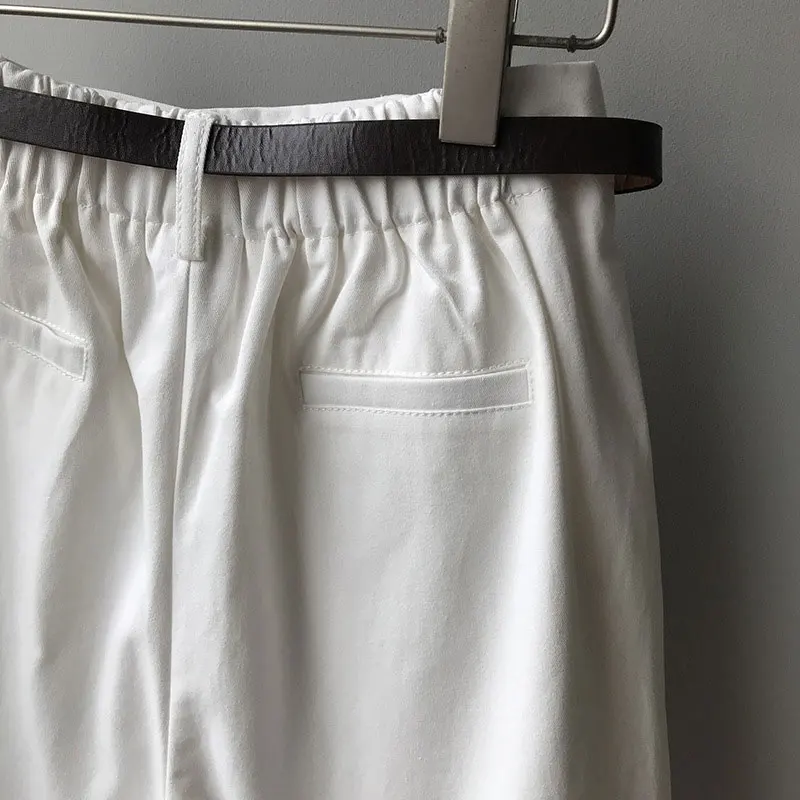 

Summer Elastic Loose Cotton Woman Shorts Wide-legged Empire Women Short Pants