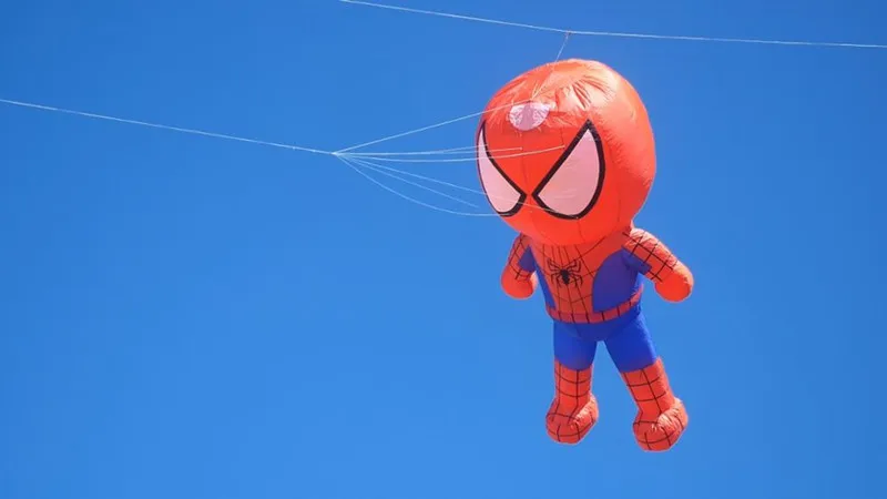 Бесплатная доставка супергерой паука большой мягкий воздушный змей подвеска