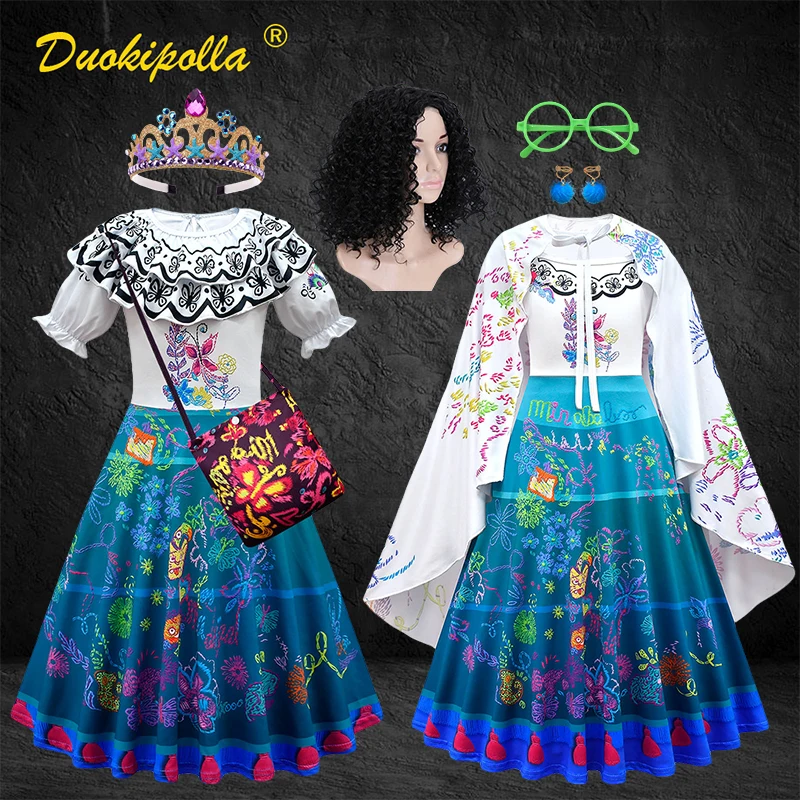 

Детское платье с изображением листьев лотоса и бабочек, на возраст 2-12 лет