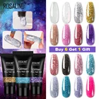 Гель-лак для ногтей ROSALIND, 30 мл, блестящий полуперманентный Гель-лак для наращивания ногтей