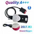 Новинка, VD DS150E CDP OBD2 OBDII 2017.R3 с keyegn для Диагностического Интерфейса автомобиля delicht, Новый адаптер vci для сканера vd tcs pro