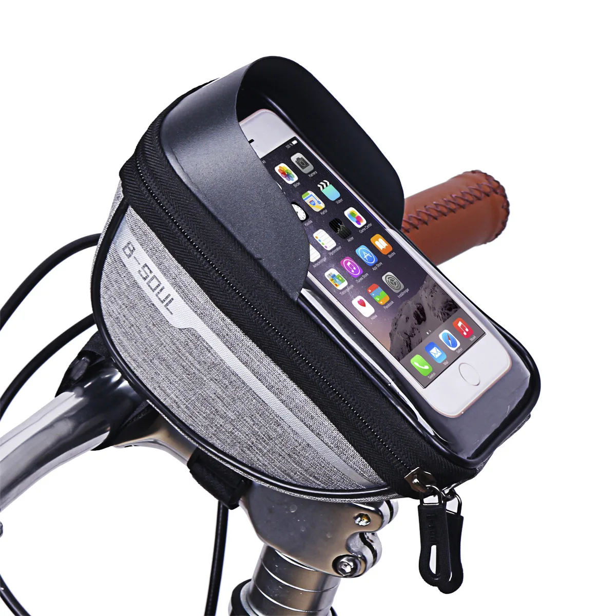

Cycling Bicycle Bike Head Tube Handlebar Cell Mobile Phone Bag Case Holder Case Pannier