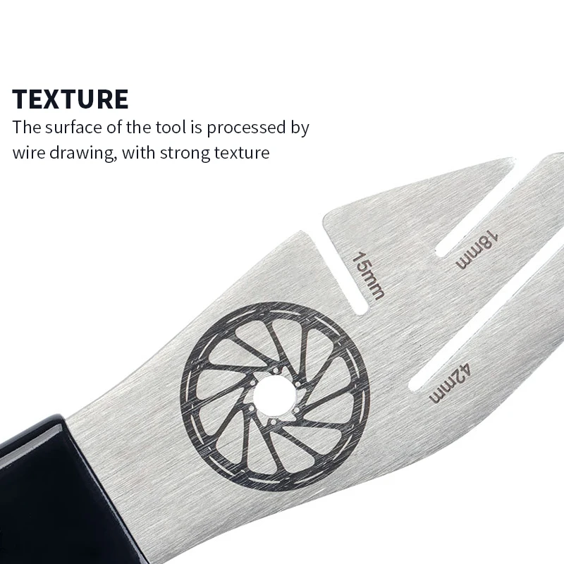 

MTB Bike Bicycle Disc Brake Rotor Alignment Truing Tools Mountain Bicycle Disc Flattening Correction Wrench Stainless Steel Tool