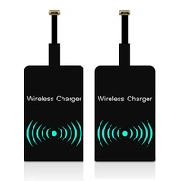 wireless charging coil receiver pad adapter kit for iphone samsung s8 s9 type c micro usb type a mobile phone induction receptor