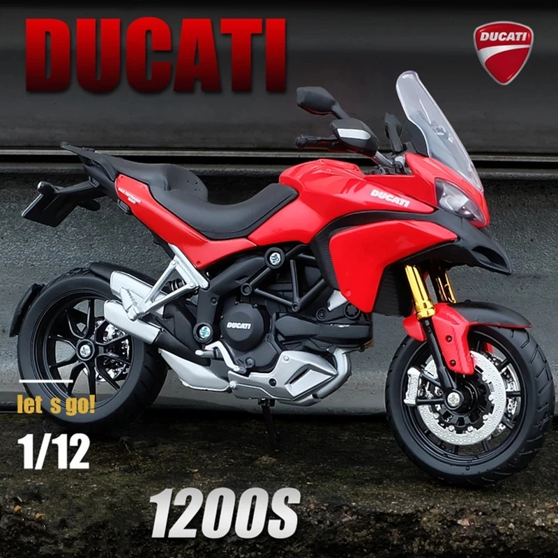 1:12 Ducati-1200S Multistrada MTS Sports Литая модель мотоцикла из сплава коллекция искусственных