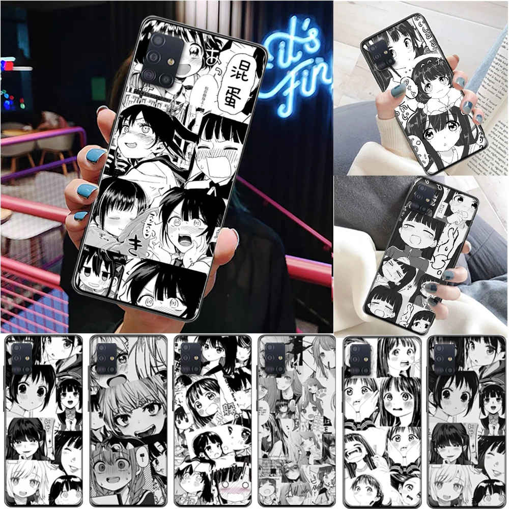 

Anime Girl Cartoon Japan Cute Faces Phone Case For Samsung Galaxy A72 A52 A42 A32 4G 5G A11 A21S A31 A41 A51 A71`Samsung Funda