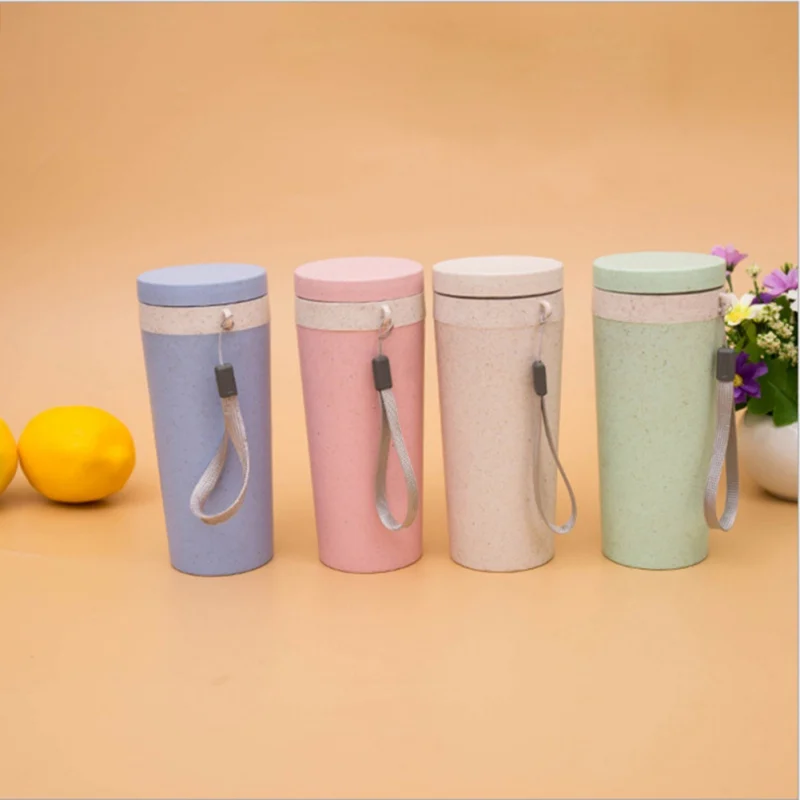 NewWheat соломенная бутылка для воды двухслойная пластиковая портативная