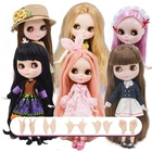 Кукла Neo Blyth NBL на заказ с блестящим лицом, шарнирная кукла 16 BJD Ob24, кукла Blyth для девочек, игрушки для детей